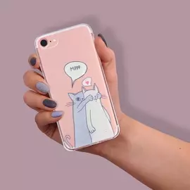 Чехол для телефона iPhone 6, 6S, 7 с эпоксидными элементами «Мрр»