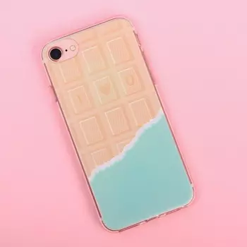 Чехол для телефона iPhone 7 с рельефным нанесением I love you, 6.5 14 см