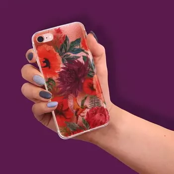 Чехол-накладка для телефона iPhone 6, 6S, 7 «Колибри»