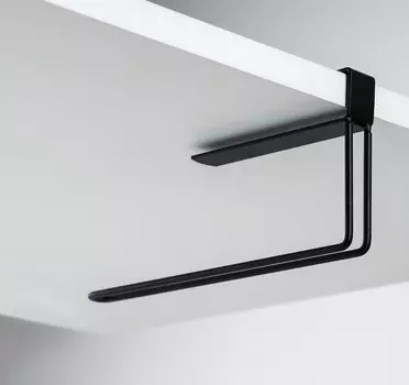 Держатель для бумажных полотенец подвесной Лофт, 20,6*2*10,1 см, цвет чёрный