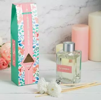 Диффузор в многогранном флаконе "С самым весенним праздником" 100 мл