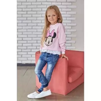 Джемпер детский с воланом Disney "Минни", розовый