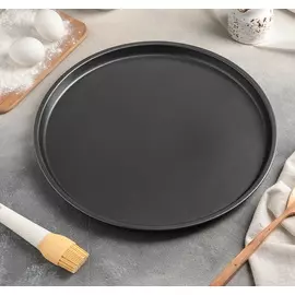 Форма противень для приготовления пиццы 35 см с антипригарным покрытием