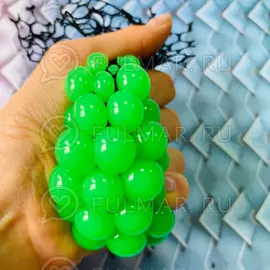 Игрушка-антистресс Виноград Mesh Savish Ball мялка с пузырями Зелёная