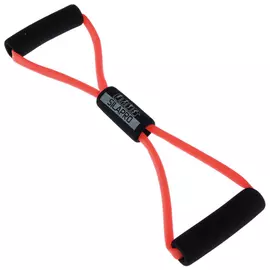 Эспандер для укрепления мышц груди и плечевого пояса, одинарный, 36 см, восьмёрка Красный