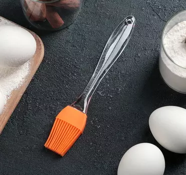 Кисть кондитерская силиконовая 17,5 см