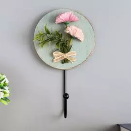 Крючок декоративный дерево "Букетик цветов" 17,5х10х4,5 см