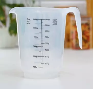 Кувшин мерный Plast team, 1 л, цвет прозрачный