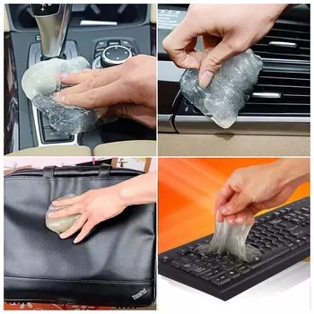 Лизун Очиститель пыли для клавиатуры и воздуховода, салона автомобиля, 160 г