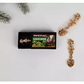 Ложка загребушка в коробке "Притягатель бабосиков", 1 х 4 см