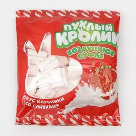 Маршмеллоу "Пухлый Кролик" Клубника со Сливками, 85 г