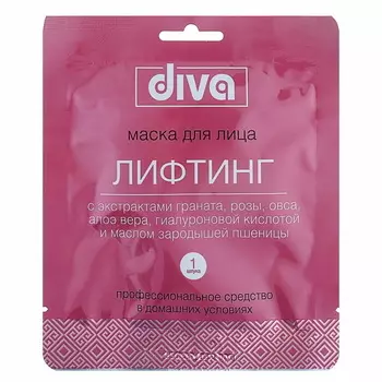 Маска для лица Diva на тканевой основе Лифтинг