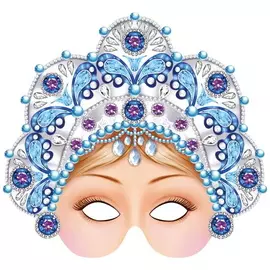 Маска «Снегурка», на резинке