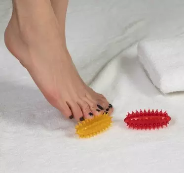 Массажный валик для ног 8,5 3,5 см 2 шт