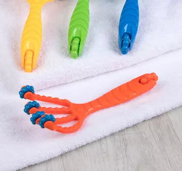 Массажёр двусторонний, универсальный, 5 колёс