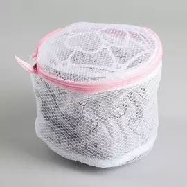 Мешок для стирки бюстгальтеров с диском, мелкая сетка