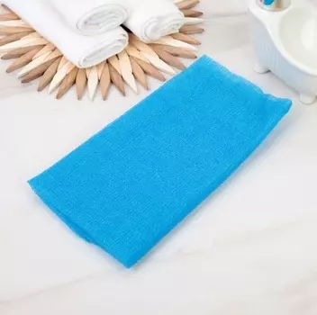 Мочалка для тела Японская Голубая