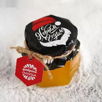 Мёд цветочный «С Новым годом», 130 г