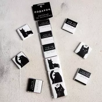 Молочный шоколад «Ты заслужил», 5 г х 6 шт.