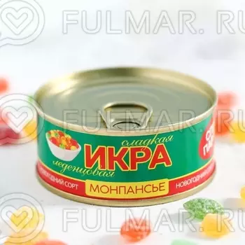 Монпансье в консервной банке «Классическая Икра», 70 г