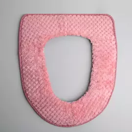 Мягкая Накладка Чехол на сиденье для унитаза на липучках «Плюш»