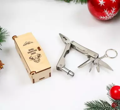 Мультитул с фонариком Символ года Мастер К