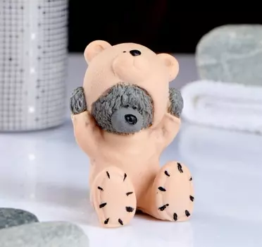 Мыло фигурное "Мишка в костюме медведя" 90 г