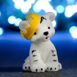 Мыло фигурное Тигрёнок в короне белый, 65гр