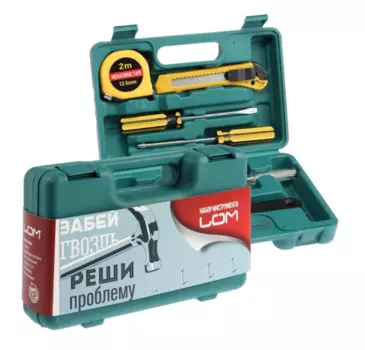 Набор инструментов в кейсе "забей гвоздь", подарочная упаковка, универсальный, 7 предметов
