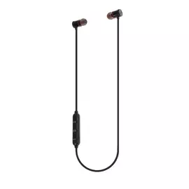 Наушники беспроводные VBT 1.6, вакуумные, 90 мАч, на магнитах, корпус металл, чёрные