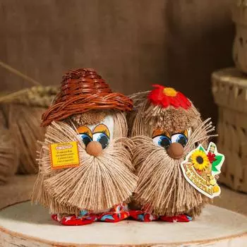 Оберег "Неразлучники. Достатка и счастья", 11 см