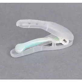 Органайзер для хранения бритвы, с крышкой, 17*6*3,5 см, цвет прозрачный