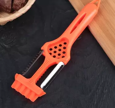 Овощерезка фигурная/овощечистка/шинковка/тёрка/рыбочистка, 5 в 1, 20,5 5,5 см