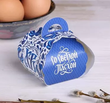 Пасхальная коробочка для яйца «Узоры»