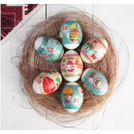 Пасхальная термоусадочная плёнка "Ретро" на 7 яиц