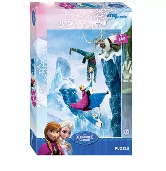 Пазлы Disney «Холодное сердце Герои на скале», 360 элементов 50х34,5 см