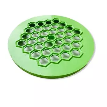 Пельменница пластмассовая 37 ячеек 26 см Салатовая