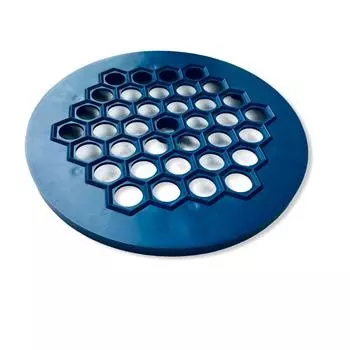 Пельменница пластмассовая 37 ячеек 26 см Синяя