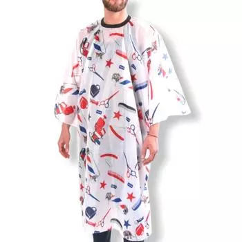 Пеньюар парикмахерский, цвет разноцветный