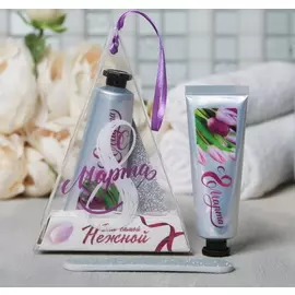 Подарочный набор "С 8 Марта", крем для рук 30 мл., пилочка для ногтей