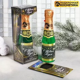 Подарочный набор "С Новым годом!": гель для душа, мыло-шоколад Аромат: Хвоя