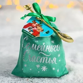 Подарочный набор «Семья»: чай 25 г, ложечка