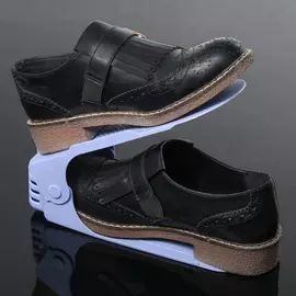 Подставка для обуви регулируемая 26*10*6 см цвет сиреневый