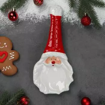 Подставка под ложку Дедушка Мороз, 26*11,5*4 см