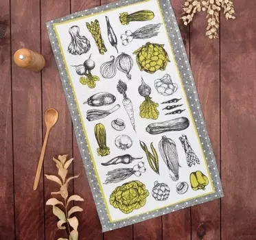 Полотенце кухонное Овощи, 35*60 см