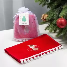 Полотенце махровое "Любви" 30х60 см, 100% хлопок