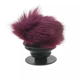 Попсокет держатель для телефона на палец Пушистик Фиолетовый