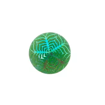 Попсокет держатель для телефона на палец, Зеленый перламутровый цветок