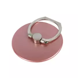 Попсокет Держатель-подставка с кольцом для телефона в форме круга, розовый