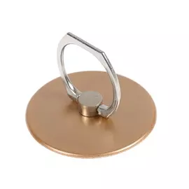 Попсокет Держатель-подставка с кольцом для телефона в форме круга, золотистый